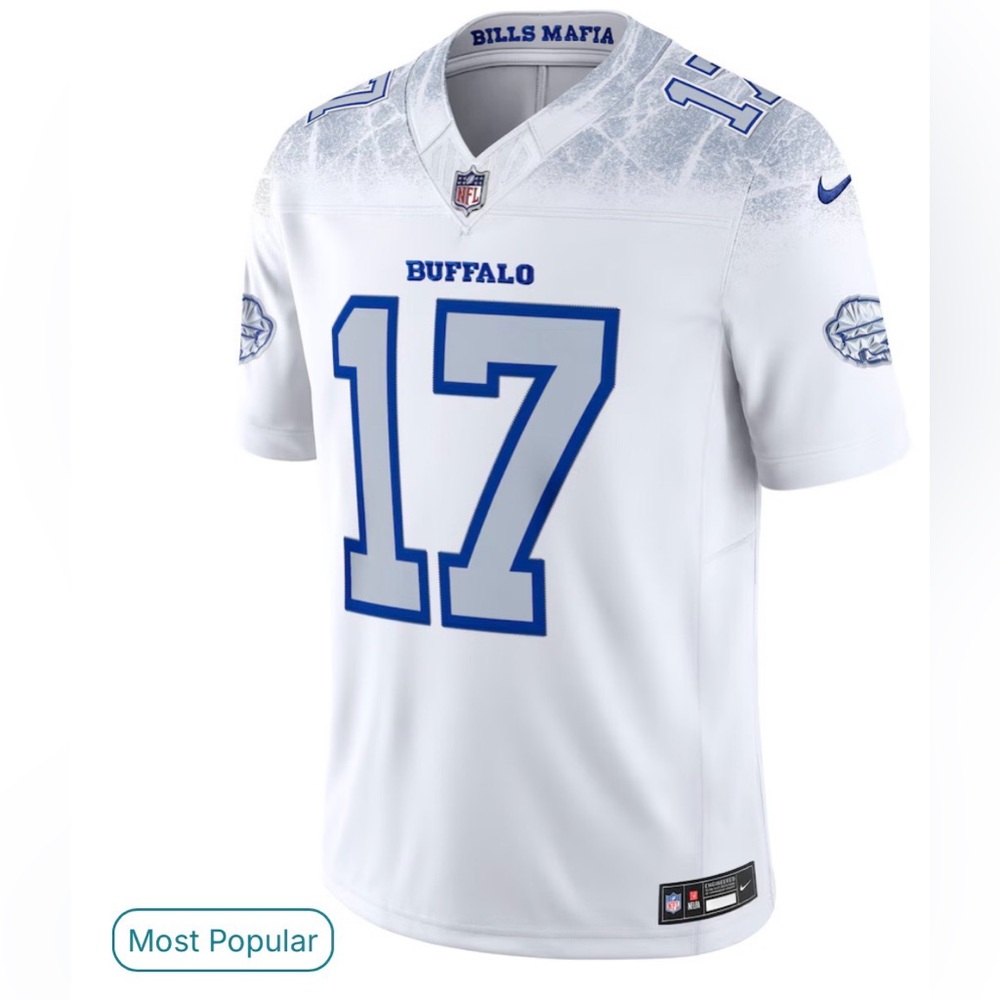 Josh Allen Buffalo Bills Nike 2025 Rivalries Collection Limited Jersey - White